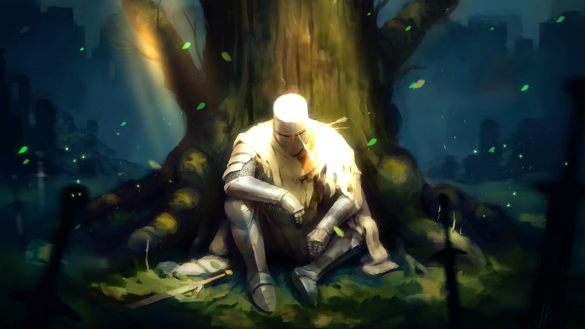 《wallpaper engine》动态壁纸推荐:黑暗之魂-火之降息,然位不见王影