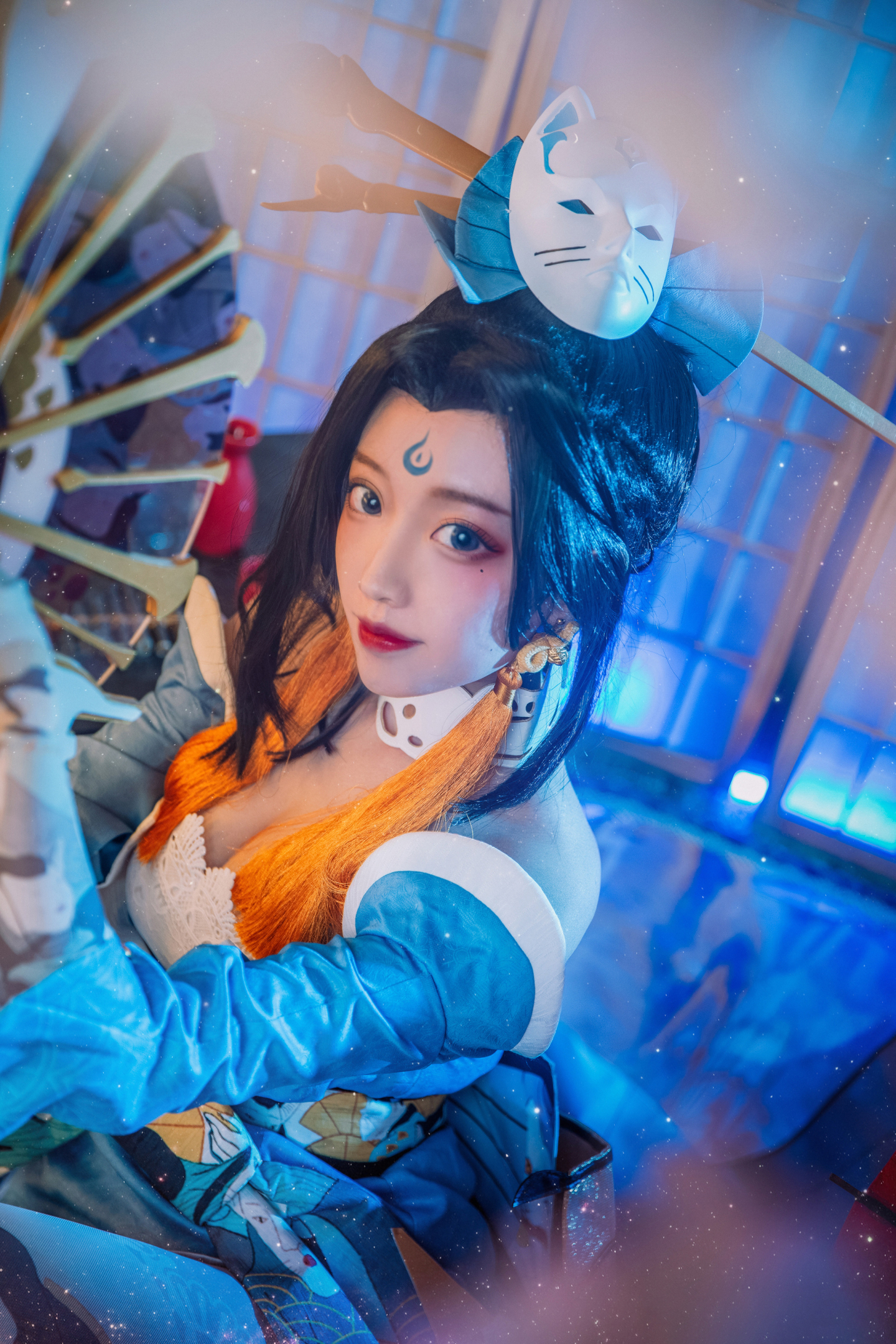 不知火舞魅语COs,虞姬cos 云霓雀翎 王者荣耀 不知火舞魅语cosplay
