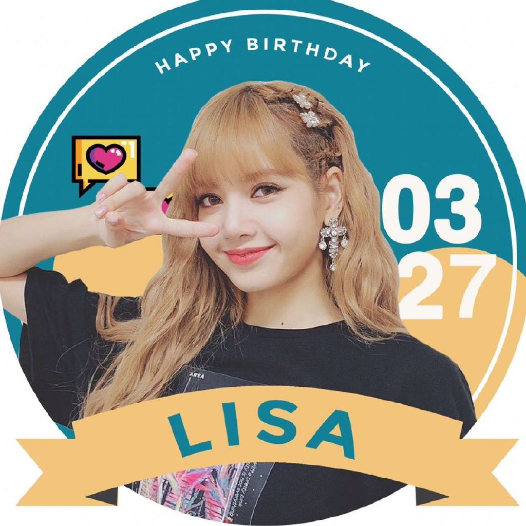 祝lisa小仙女0327生日快乐!