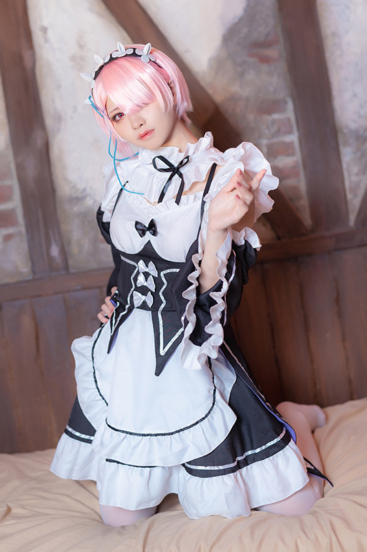 re0福利【cosplay】蕾姆&拉姆美女图片从灰尘日常到紧迫的动作展示
