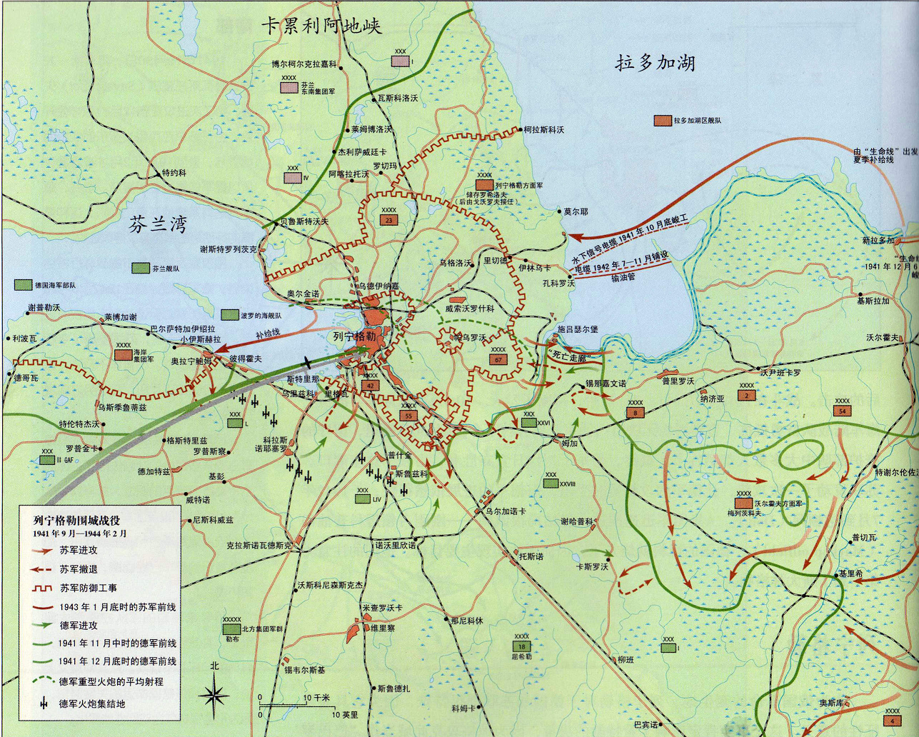 东线二战战役地图19411943