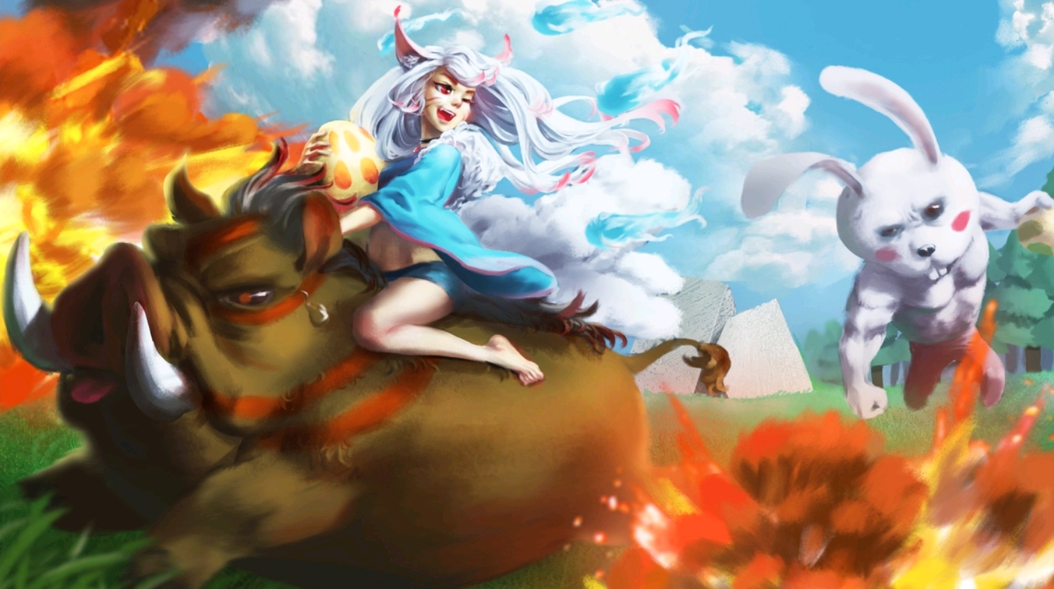 元气骑士展板画(横屏)