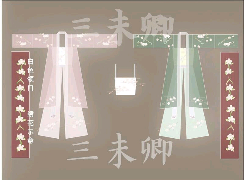 白菜汉服店 新出[齐胸宋裤]夏天真的不来一套嘛