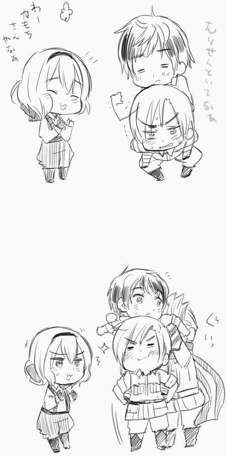 [黑塔利亚]本家逼死同人图