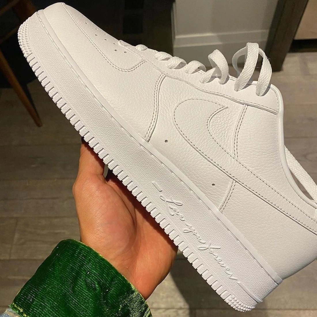 设计"用心"了,drake x nike af1 新联名曝光!