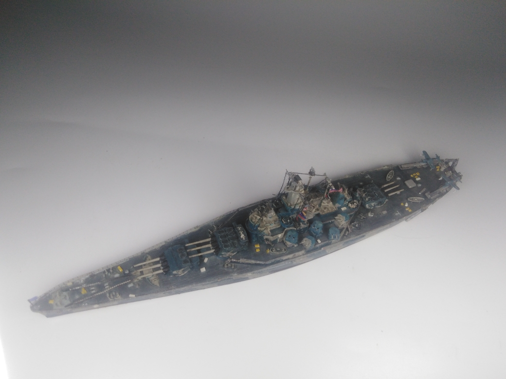 模型作品分享:美国海军阿拉巴马号战列舰(uss alabama bb-60)