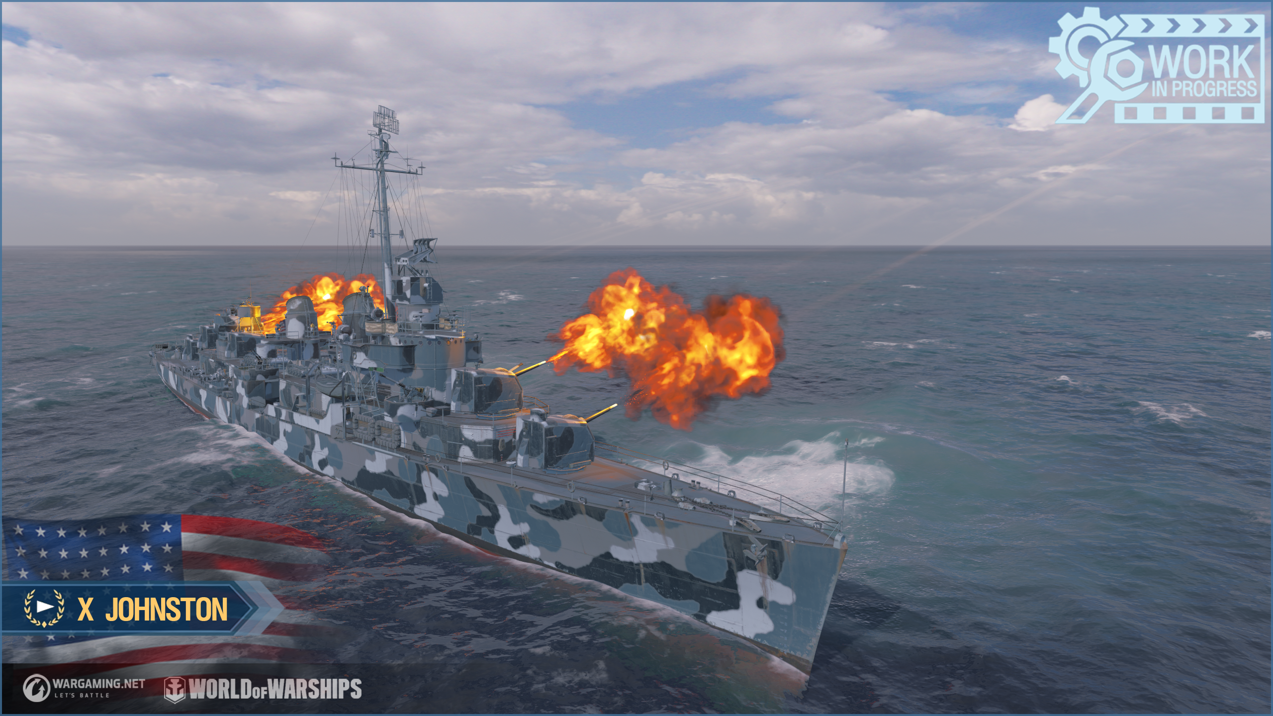 战舰世界roy的造船厂no46无畏的角斗士x级美国驱逐舰约翰斯顿