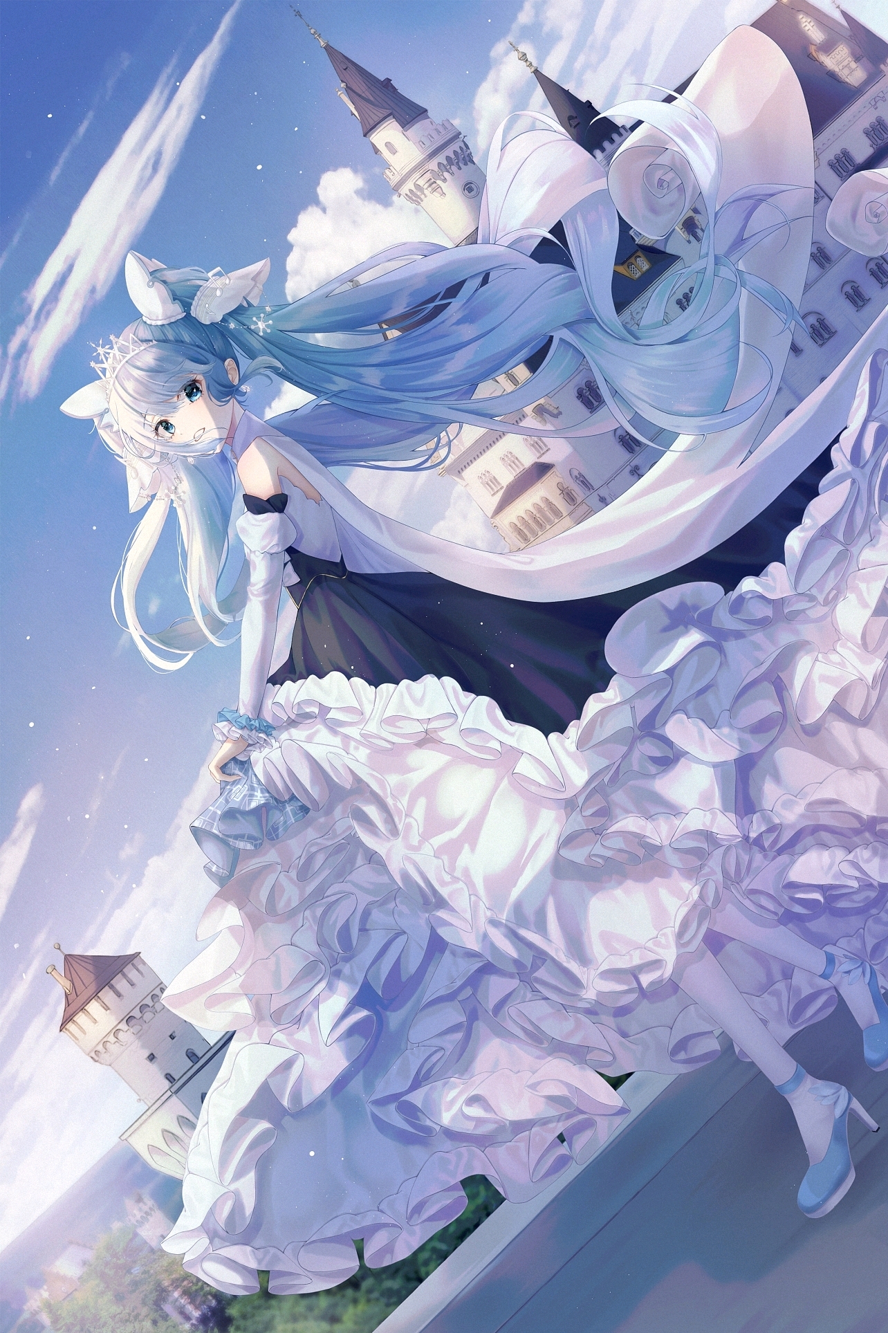 二次元高清壁纸分享,公主殿下,雪初音套图,高清无码