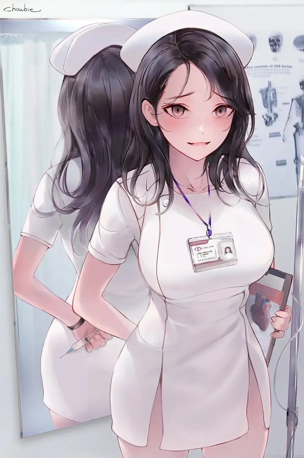 【作品欣赏-chowbie】喜欢护士姐姐的你可赶紧给我进来吧!