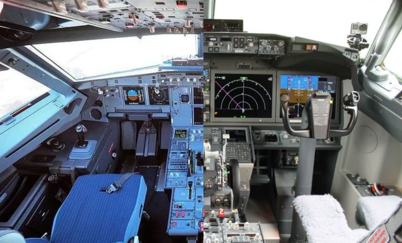 a320neo与737max 图源:百度图片 驾驶舱的pk 在驾驶舱里a320与737的不