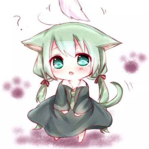 q版猫耳miku 可以作壁纸头像 希望大家能够喜欢^ω^ 新人 第一次投稿