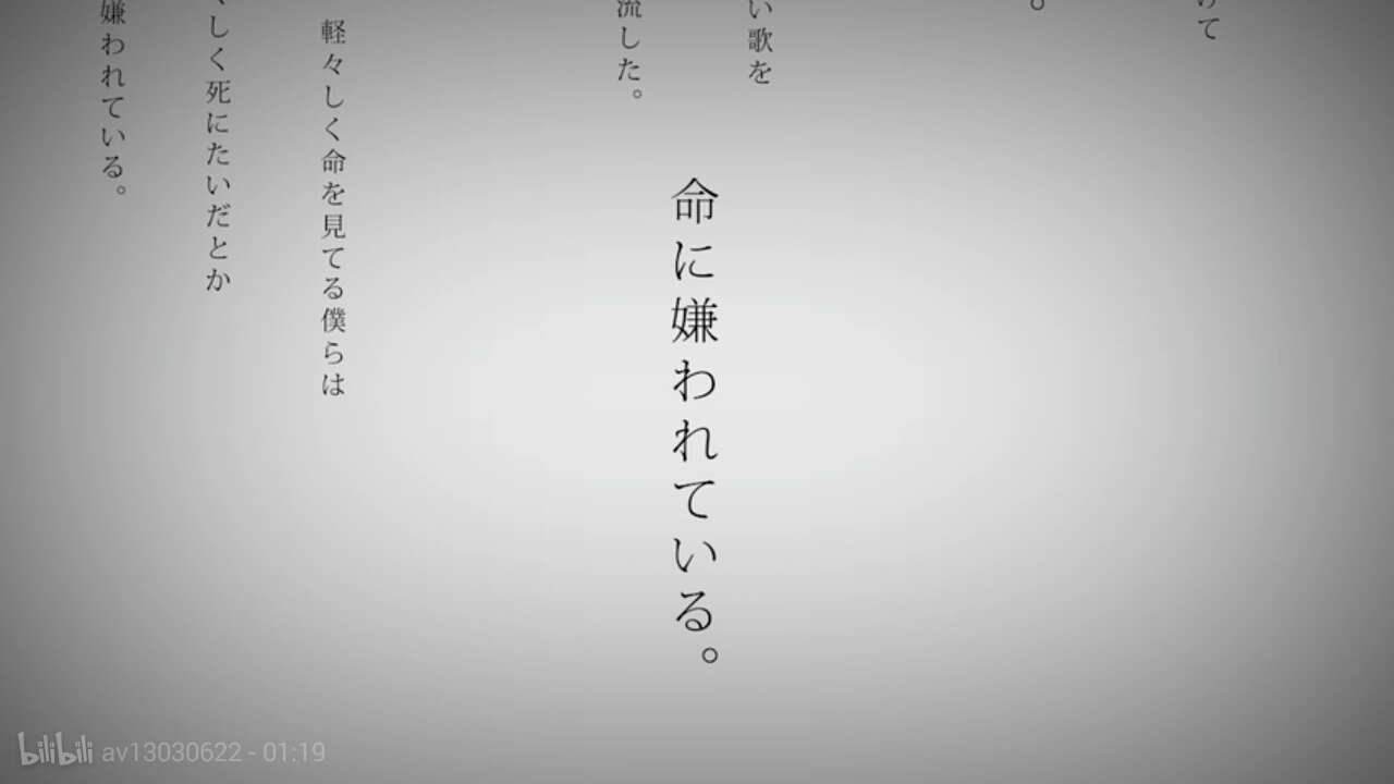 即使被生命所厌恶,也要拼命活下去 ——黑柿子p