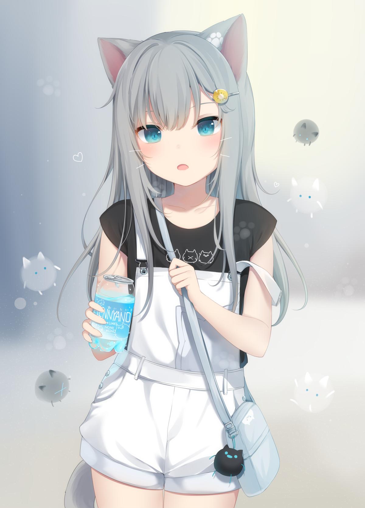 9-2019.10】美少女兽耳画师甘城なつき的插图作品集( )