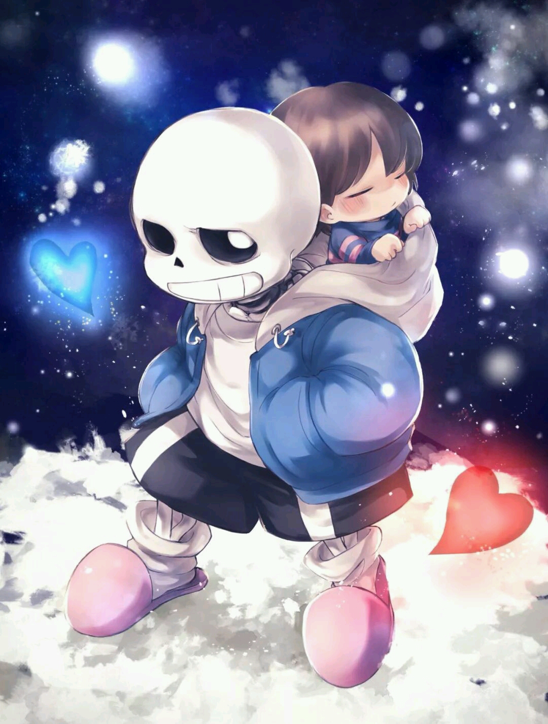 【undertale(传说之下)】friskxsans精选人物图集(1)