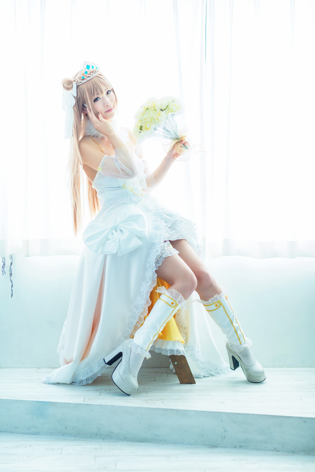 cosplaylovelive南小鸟花嫁