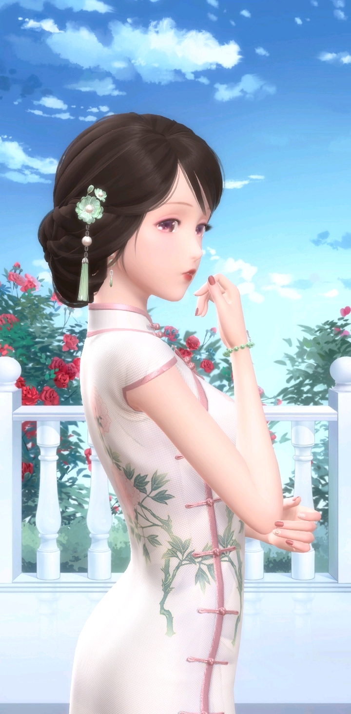 【闪耀暖暖】给女儿穿上好看的旗袍阿～我女儿很好看的都进来看看叭