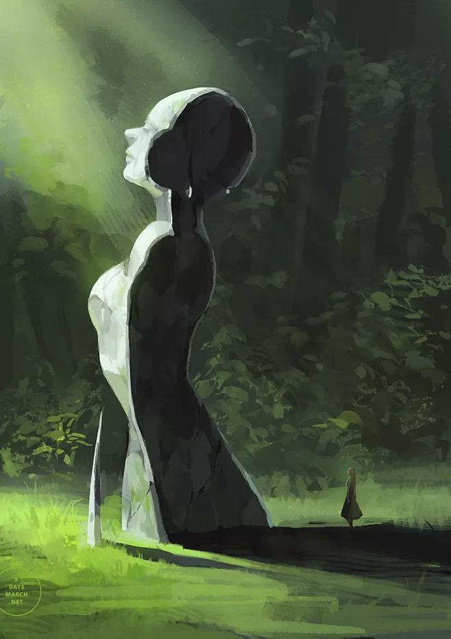 画师收藏馆在光与影中找寻奇异的美by澳大利亚人画师loika2021年7月27