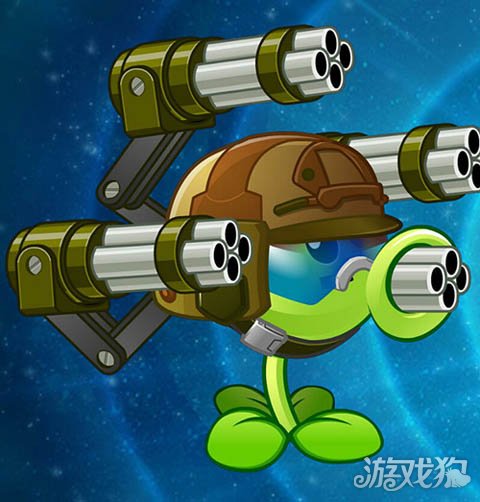 pvz2中的机枪射手(中文版特有)