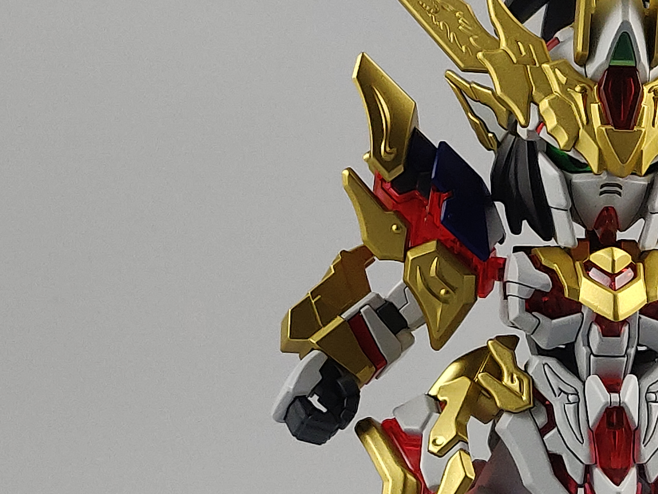 达人佳作:三国创杰传第三弹:刘备独角兽高达 完全喷涂