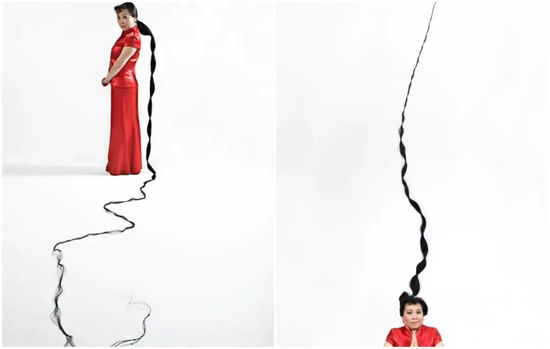 目前女性头发最长纪录保持者(图源:吉尼斯世界纪录)
