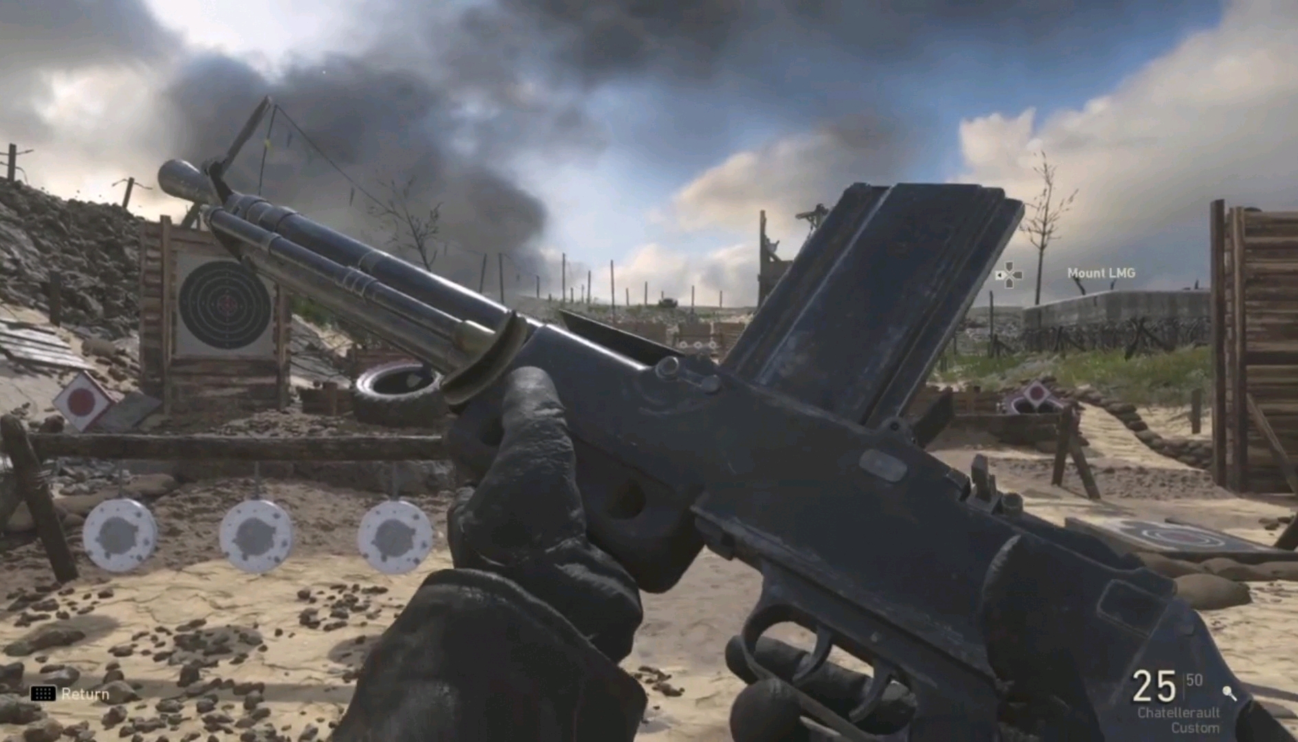《使命召唤:二战》中的fm24/29,在游戏中被命名为沙泰勒罗轻机枪