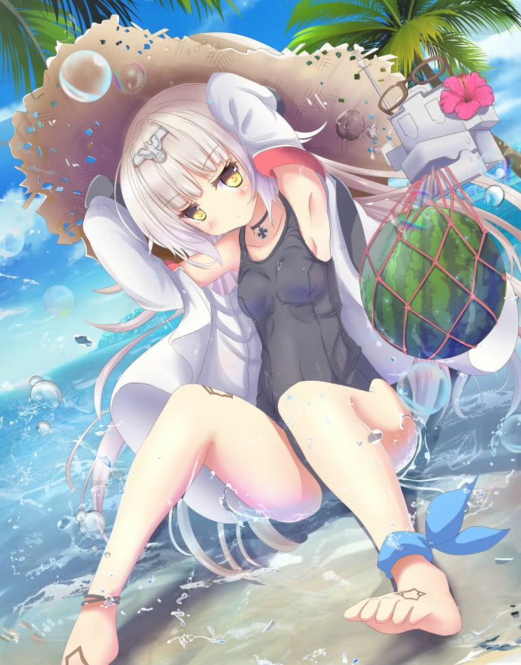 二次元精美壁纸特典——泳装