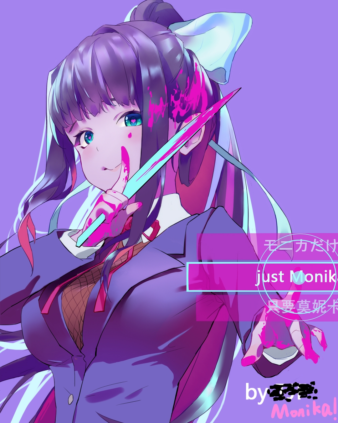 justmonika 图片全部转自p站,搜图网址最早的一期专栏里有,用那个