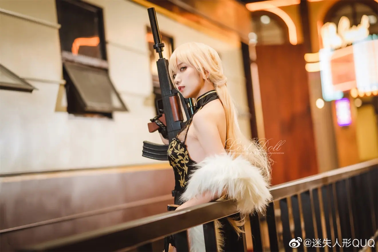 cos少女前线ots14美女机枪手专攻狙击手