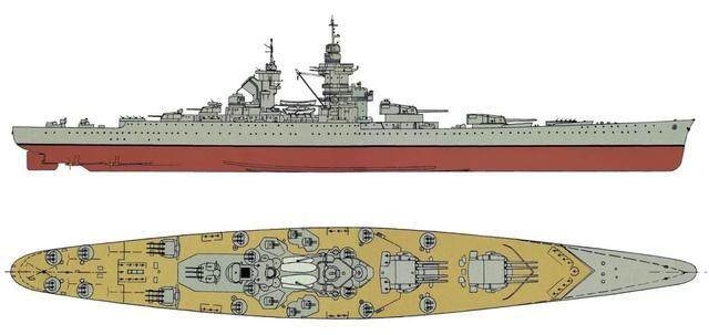 让巴尔完工后搭载大量57毫米高炮);舰载飞机:3架水上飞机(1942年改装