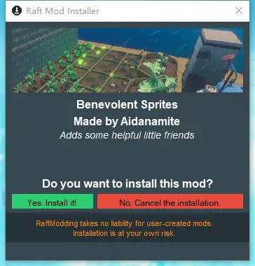 【raft 木筏】mod食用教程【游戏后记】