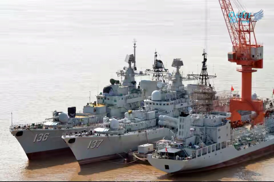 中国海军驱护舰中期大改系列956e型驱逐舰