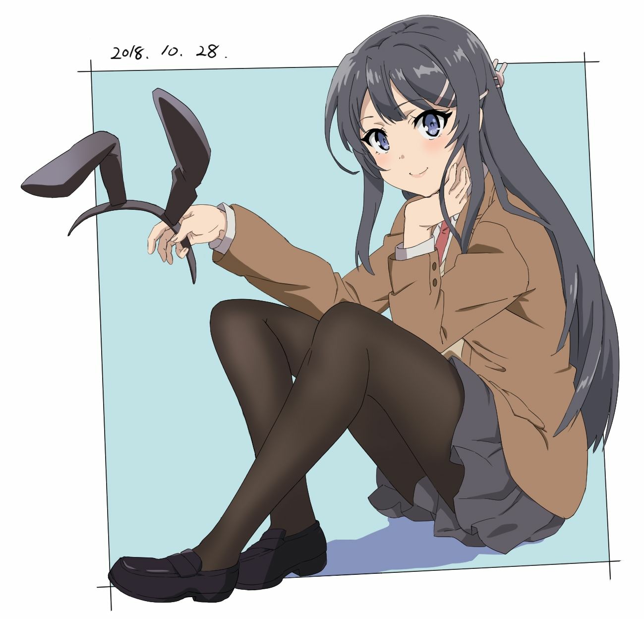 兔女郎麻衣学姐高清美图