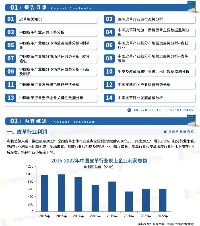 2023年中国皮革行业市场发展监测研究报告-华经产业研究院