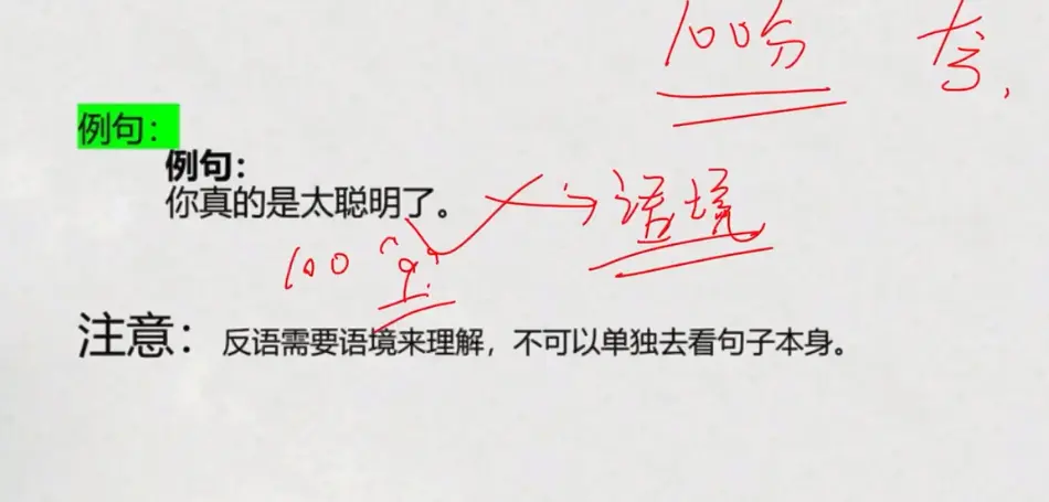 修辞手法之反语反问设问