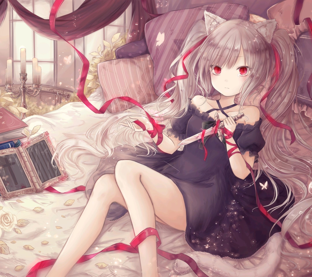 二次元高清壁纸 那些萌萌的兽耳娘!