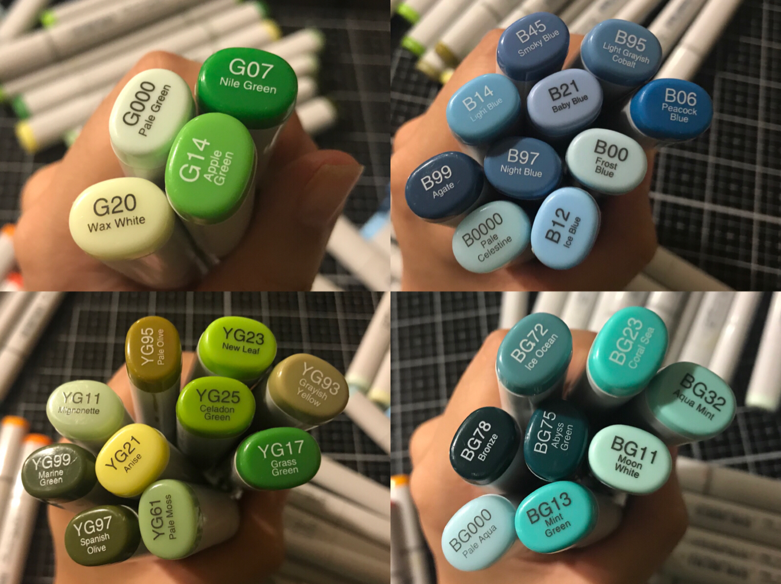 copic马克笔基础知识及88色推荐色号新入坑必看