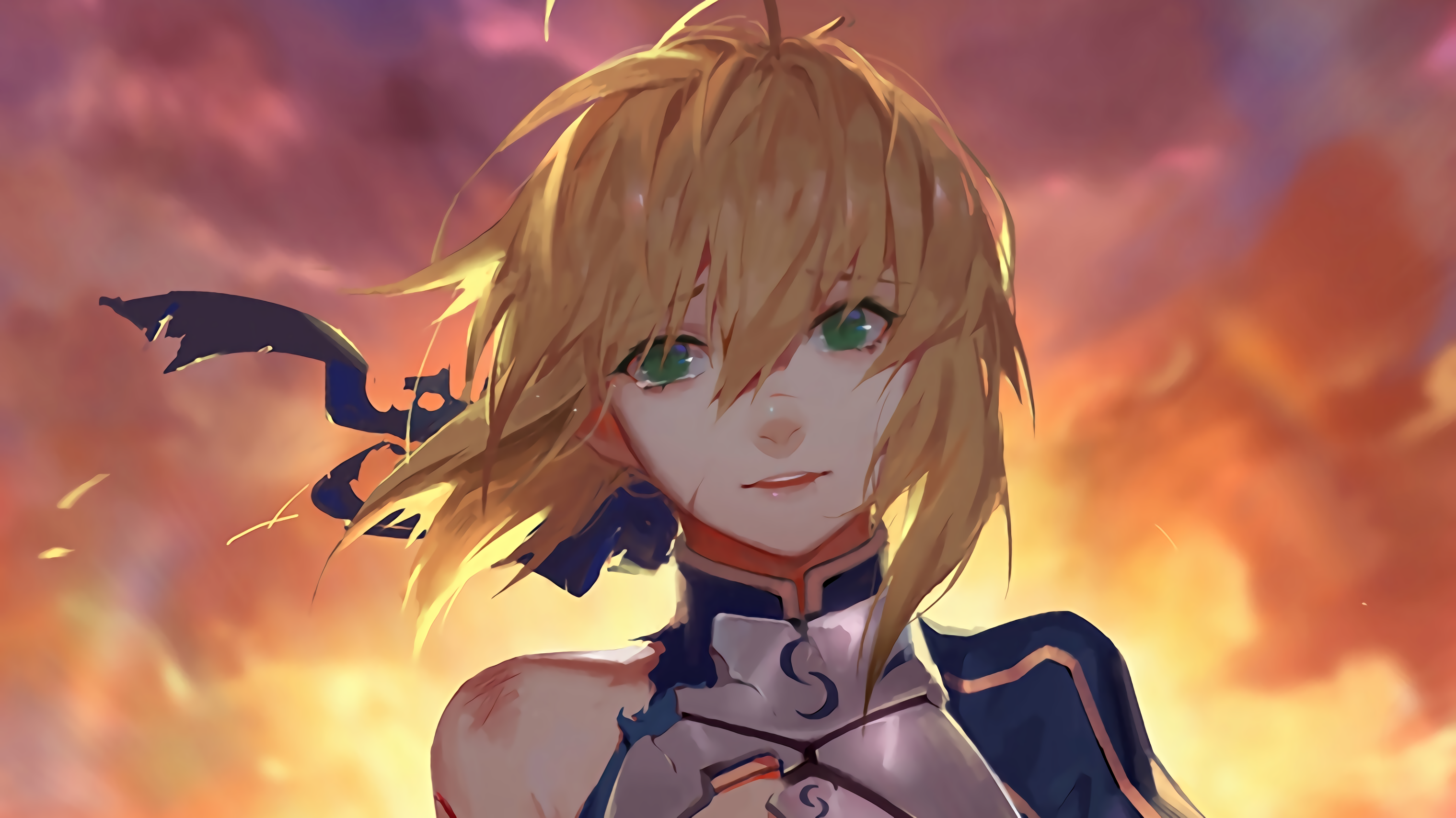 saber高清壁纸顶级,saber高清壁纸 【电脑高清壁纸裁剪】saber,光明磊落真挚下的不列颠之王06