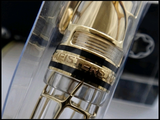 万宝龙 75周年限量 大班149系列 18k金镂空钢笔 - 哔哩哔哩