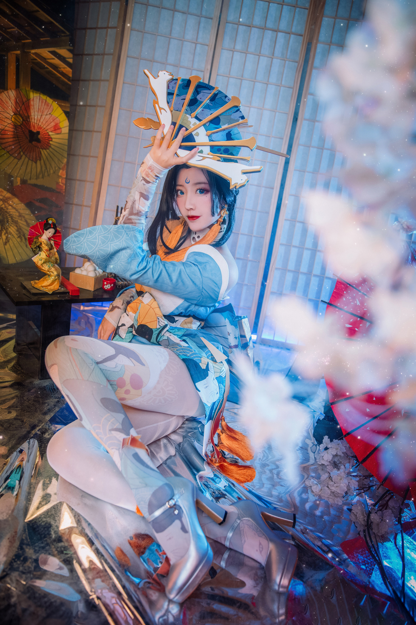 不知火舞魅语cos,虞姬cos 云霓雀翎 王者荣耀 不知火舞魅语cosplay