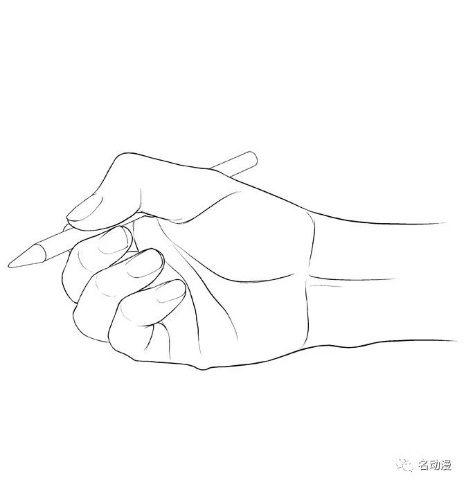 【板绘教程】手部握笔姿势大全