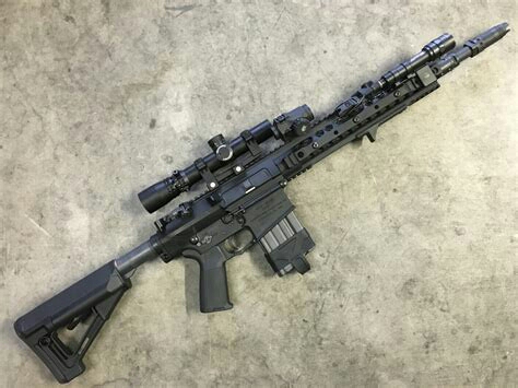 SR25精确射手步枪发展史。MK11和它有
