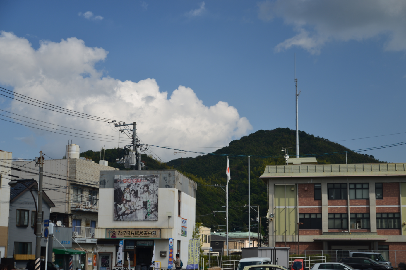 圣地广岛县竹原市属于濑户内海安静的小镇