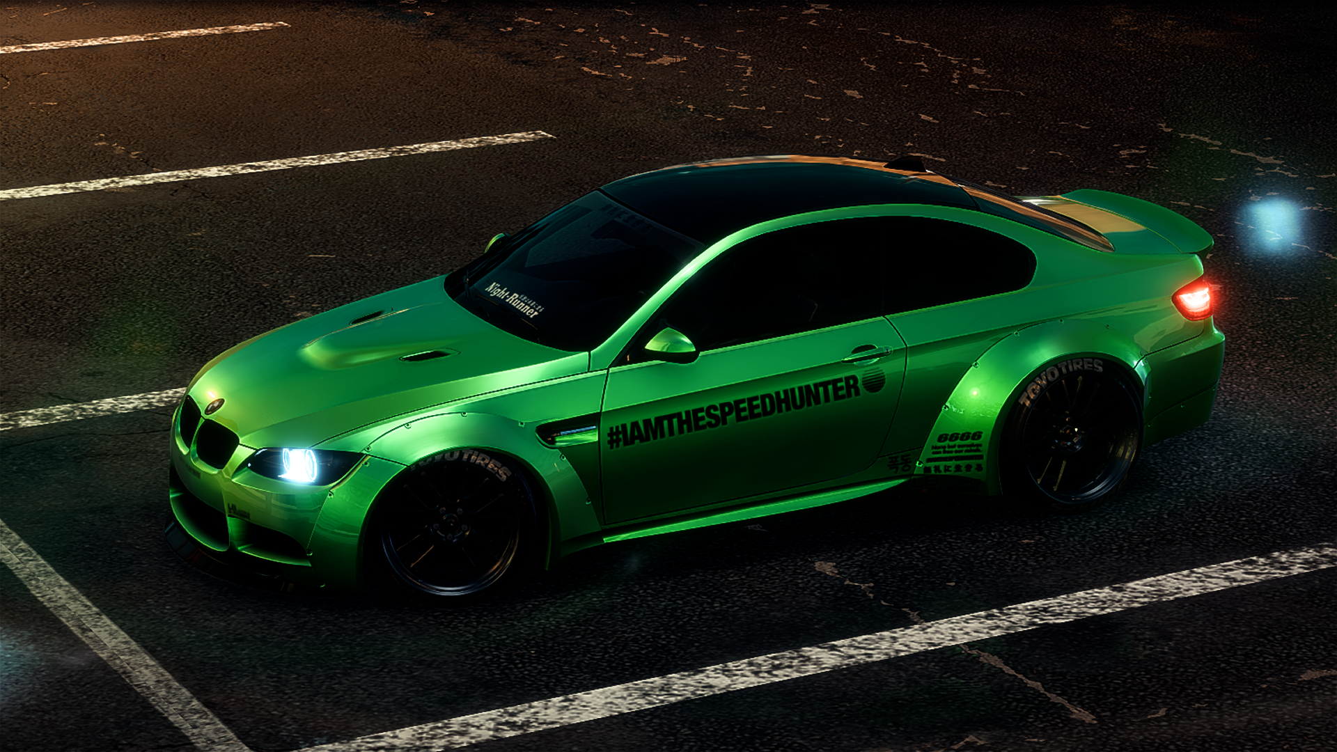 极品飞车21:热度(need for speed:heat) 宝马 bmw m3 e92 lbwk 改装