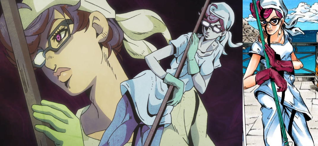 jojo黄金之风09女主角登场亮相不失所望新反派替身能变小