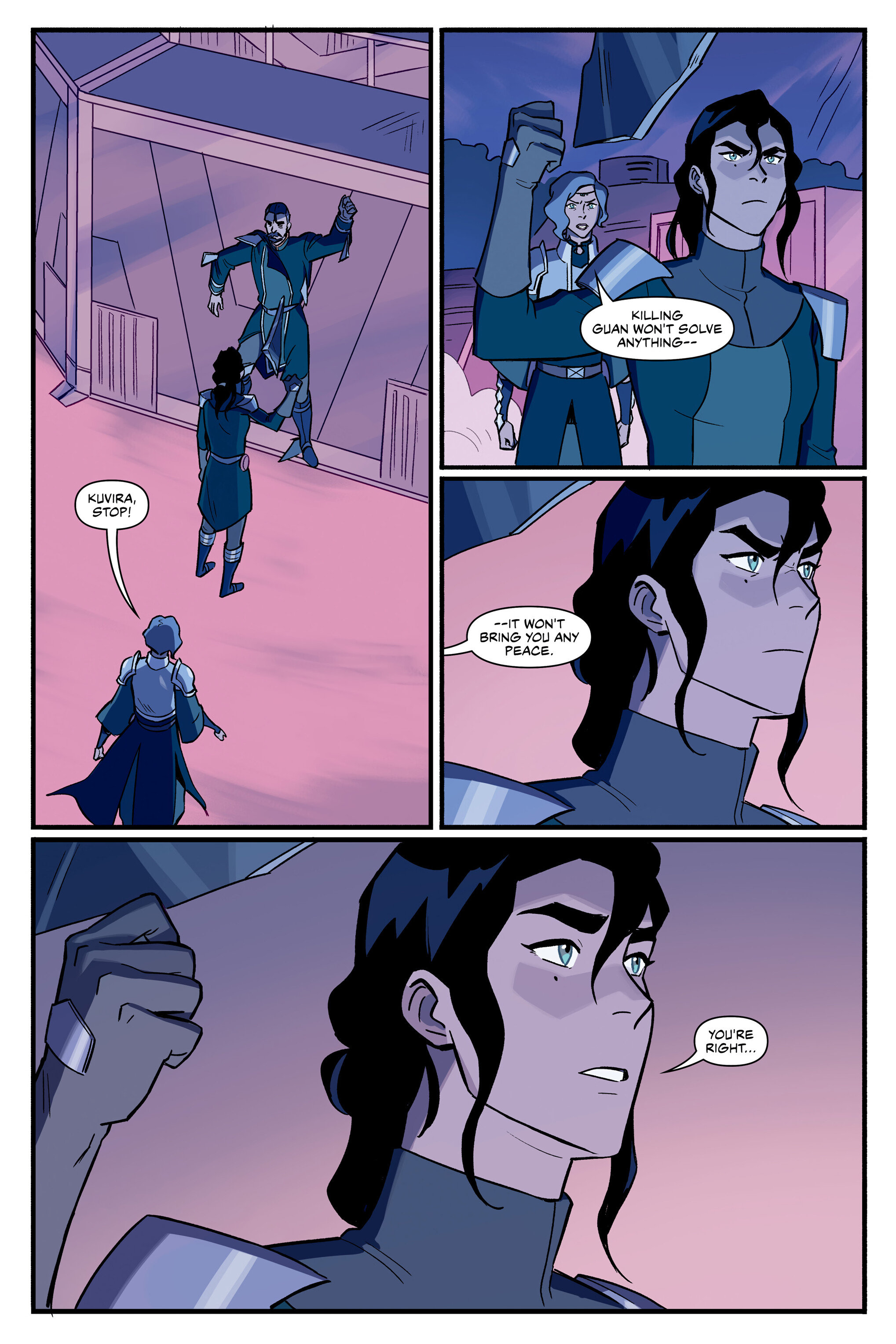 the legend of korra 科拉传奇漫画 ruins of the empire 帝国陨落