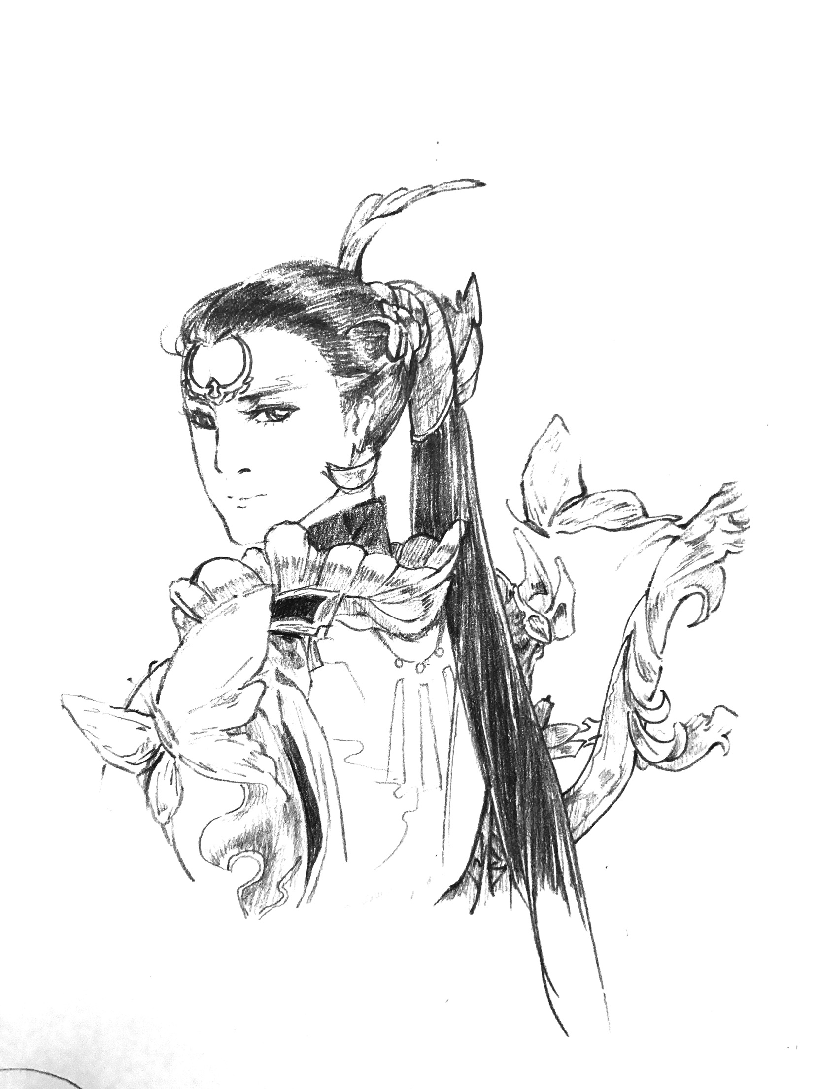 【秦尘姑娘】手绘 伊吹五月蝶澜 ( )略数几张代岚