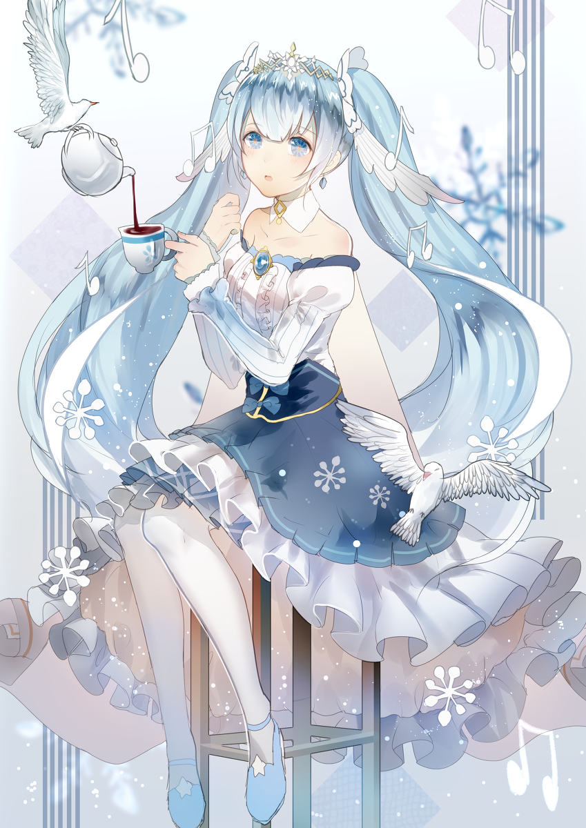 初音未来——最初的声音,吟唱着未来的歌 开学必备美图合集