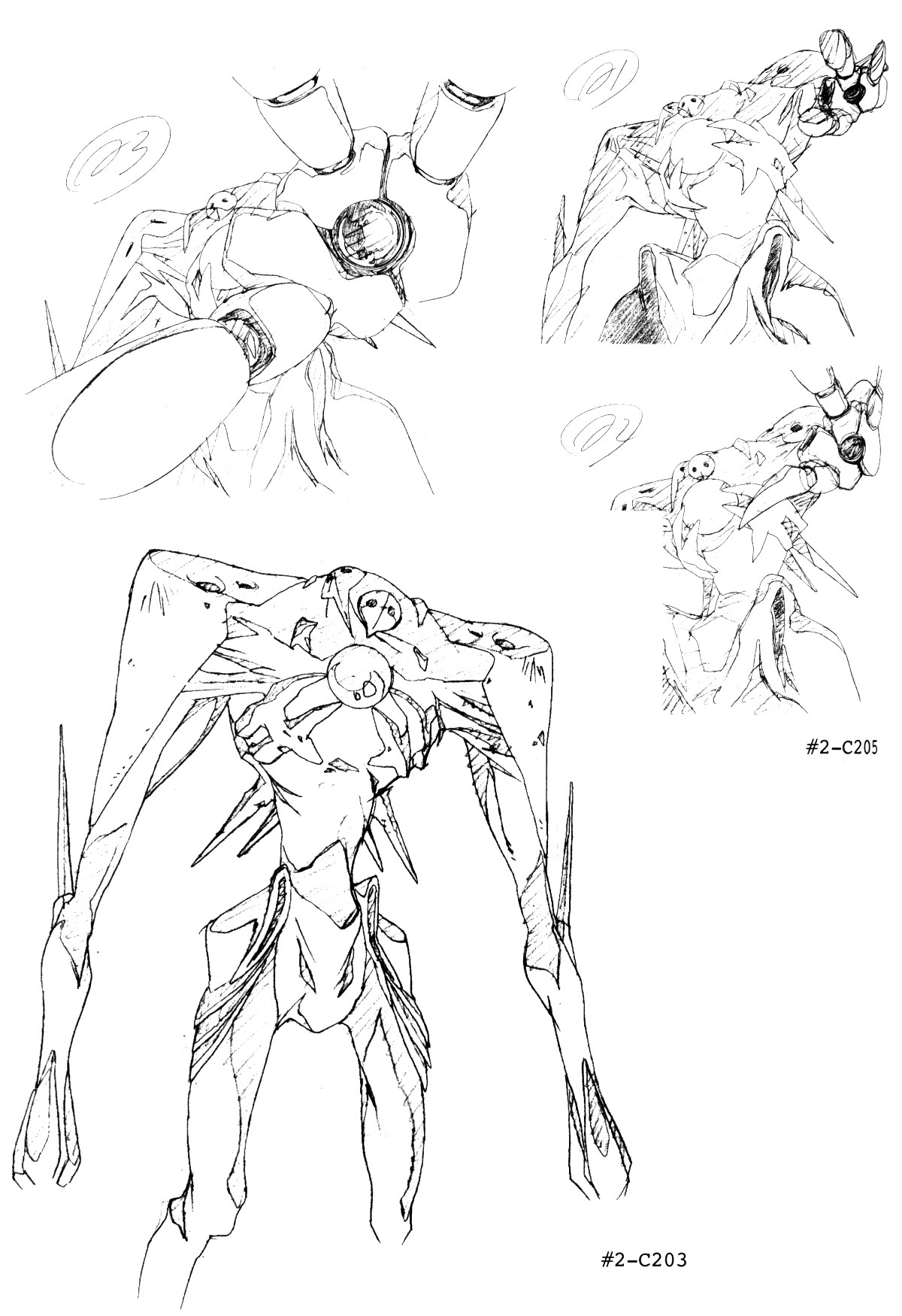 [eva]新世纪福音战士线稿画集分享(7)