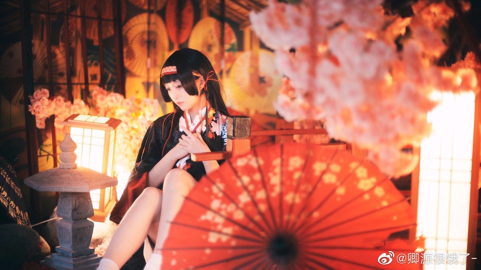 美少女cosplay万华镜莲华小姐姐是真的美