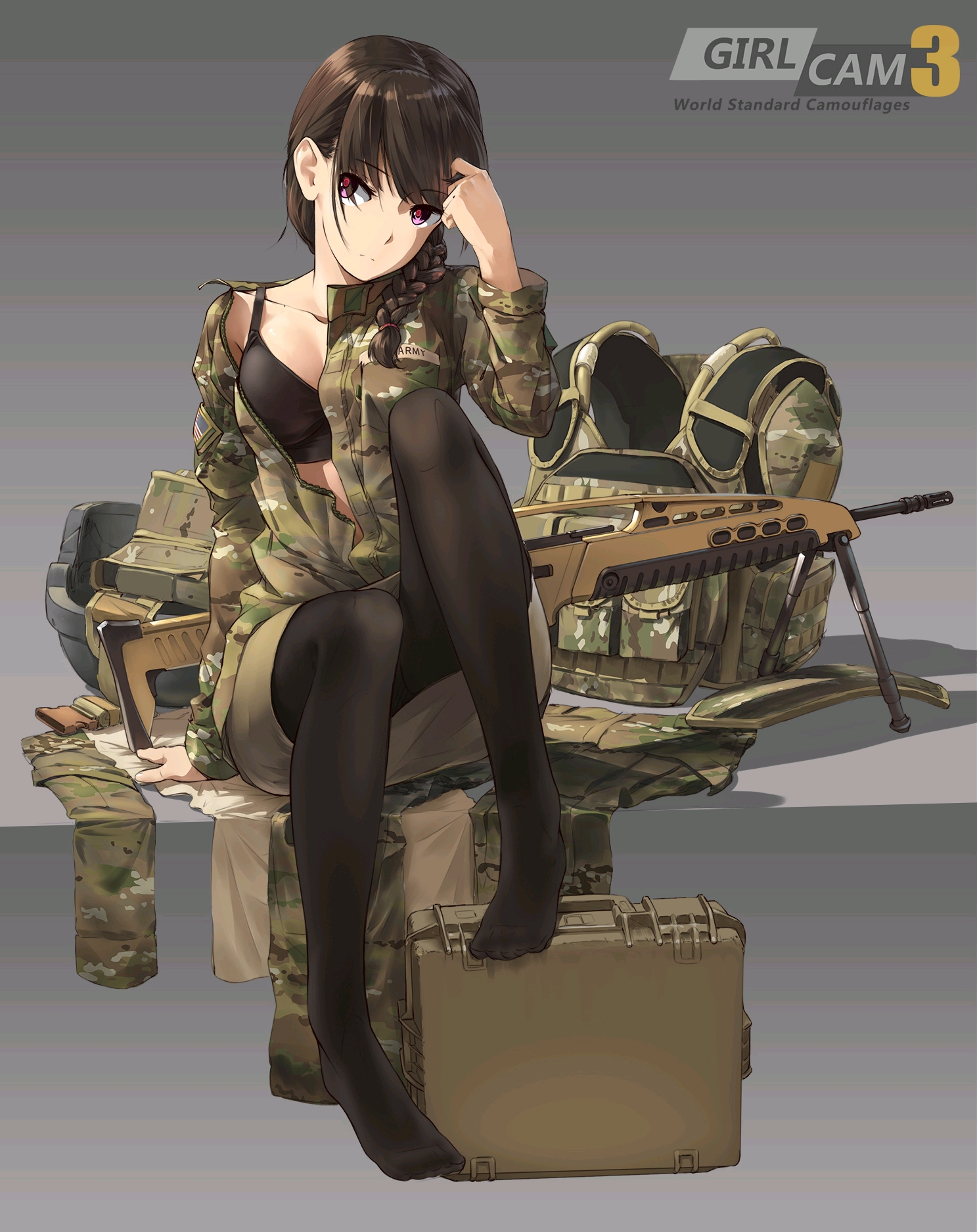 军服少女合集